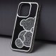 OEM Futerał TEDDY BEAR do IPHONE 14 Pro Max srebrny 6