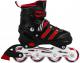 Rolki Enero Rolki regulowane Midu czarno-czerwone r. 37-40 3
