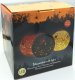 Christmas decoration KULA DEKORACYJNA LAMPKA Z PAJĄKIEM LED 15CM HALLOWEEN BIAŁA 3