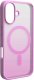 Puro Etui silikonowe Puro Gradient MagSafe do iPhone 16 - różowe 1