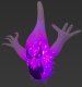 Christmas decoration NADMUCHIWANY DUCH HALLOWEEN  LED 2
