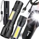 Latarka VERGIONIC LATARKA TAKTYCZNA LED ZOOM REFLEKTOR COB AKUMULATOROWA USB 23
