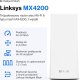 Access Point Linksys Trójpasmowy system WLAN Linksys Velop MX4200 mesh Wi-Fi 6 (AX4200) 260 m2 2
