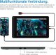 Tablet Huion Tablet graficzny Huion Kamvas 13 monitor do rysowania rysik ze stojakiem 2