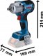 Bosch Professional Zestaw Wkrętarka udarowa Bosch Professional akumulatorowa GDS 18V-450HC 2