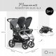 Wózek Hauck Wózek dziecięcy Hauck Roadster Duo SLX bliźniaki 2dzieci do 36kg wytrzymały 3