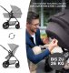 Wózek KinderKraft Duży zestaw Wózek dziecięcy wielofunkcyjny 3w1 Kinderkraft MOOV CT fotelik 8