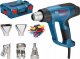 Opalarka Bosch Bosch hot air gun GHG 23-66 Professional + 5-piece accessories (blue/black, 2,300 watts, L-BOXX) 1