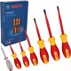 Bosch Bosch VDE screwdriver set PH/SL Professional, 7-piece (red/yellow, 6 VDE screwdrivers, phase tester SL3) 2