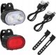 lampa rowerowa przednia + tylnia 2,6 x 4,5 cm 12