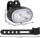 lampa rowerowa przednia + tylnia 2,6 x 4,5 cm 13