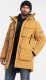 Kurtka męska Ombre Długa ocieplana męska kurtka z odblaskowymi elementami  żółta V2 OM-JALJ-0169 S 1