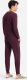 Ombre Dresowy bawełniany komplet męski BASIC bluza nierozpinana + joggery  bordowy V3 Z84 L 7