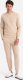 Ombre Komplet dresowy męski bawełniany BASIC bluza nierozpinana + joggery  beżowy V6 Z84 XXL 1