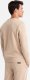 Ombre Komplet dresowy męski bawełniany BASIC bluza nierozpinana + joggery  beżowy V6 Z84 XXL 7