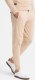 Ombre Komplet dresowy męski bawełniany BASIC bluza nierozpinana + joggery  beżowy V6 Z84 M 4