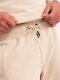 Ombre Komplet dresowy męski bawełniany BASIC bluza nierozpinana + joggery  beżowy V6 Z84 M 5