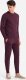Ombre Dresowy bawełniany komplet męski BASIC bluza nierozpinana + joggery  bordowy V3 Z84 XL 3
