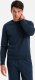Ombre Komplet dresowy bawełniany męski BASIC bluza nierozpinana + joggery  granatowy V1 Z84 XL 3