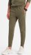 Ombre Bawełniany męski komplet dresowy BASIC bluza nierozpinana + joggery  oliwkowy V2 Z84 L 1