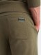 Ombre Bawełniany męski komplet dresowy BASIC bluza nierozpinana + joggery  oliwkowy V2 Z84 L 6
