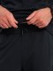 Ombre Bawełniany męski dresowy komplet BASIC bluza nierozpinana + joggery  czarny V9 Z84 M 5