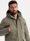 Kurtka męska Ombre Klasyczna męska długa kurtka typu parka  oliwkowa V3 OM-JALJ-0166 L 2