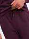 Ombre Dresowy bawełniany komplet męski BASIC bluza nierozpinana + joggery  bordowy V3 Z84 XXL 5