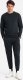 Ombre Bawełniany męski dresowy komplet BASIC bluza nierozpinana + joggery  czarny V9 Z84 XL 1