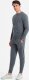 Ombre Dresowy męski bawełniany komplet BASIC bluza nierozpinana + joggery  grafitowy V11 Z84 XXL 1