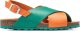Surface Project Sandały Surface Project Cross-Orange/Green 1