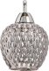 Kinkiet Candellux TOBIAS lampa kinkiet chromowy 1x40W E27 klosz dymiony  21-35240 3
