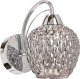 Kinkiet Candellux TOBIAS lampa kinkiet chromowy 1x40W E27 klosz dymiony  21-35240 5