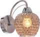 Kinkiet Candellux TOBIAS lampa kinkiet chromowy 1x40W E27 klosz dymiony  21-35240 6