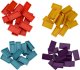 LeanToys Autko Zielony Dinozaur na Baterie Układające Kolorowe Domino 4 Kolory Klocków 4