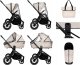 Wózek MUUVO MUUVO Quick 4.0 stroller Classic Black 2in1 SET 13