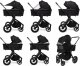 Wózek MUUVO MUUVO Quick SE 2 stroller Chromium Black 2in1 SET MQ.SE-2-CHROMIUM-BLACK-2W1 4