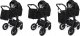 Wózek MUUVO MUUVO Quick SE 2 stroller Chromium Black 2in1 SET MQ.SE-2-CHROMIUM-BLACK-2W1 5