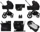 Wózek MUUVO MUUVO Quick SE 2 stroller Chromium Black 2in1 SET MQ.SE-2-CHROMIUM-BLACK-2W1 7