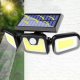 Naświetlacz Yermos LAMPA SOLARNA LED COB CZUJNIK Zmierzchu RUCHU 401 2