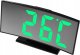 BUDZIK Zegar Cyfrowy Elektroniczny LUSTRO LED Termometr 3053 6