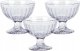 Excellent Houseware Pucharek do lodów deserów STRIPE, 3 sztuki x 200 ml 5