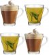 Excellent Houseware Szklanki do kawy herbaty, 4 sztuki x 300 ml 5