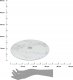 5five Taca obrotowa szklana, efekt marmuru, Ø 32 cm 2