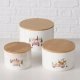 Boltze Home Zestaw pojemników ceramicznych do przechowywania CARRIE, Ø 11-16 cm 10