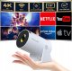 Projektor Polocsh HY300 Pro mini projektor Full HD 720P WiFi do telefonów/PC/PS5/Xbox 1