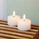 Sirius Sirius Sille T-light 2 pcs. Set, Ø6cm, H3,4cm, white 2