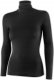 Brubeck LS1627W Koszulka damska z golfem COMFORT MERINO czarny L 1