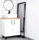 Suszarka na pranie Vilde Suszarka na Pranie Metalowa Czarna Rozsuwana XXL Solidna VILDE 108-182 cm 5