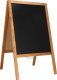 Springos Potykacz drewniany, tablica kredowa 100x60 cm dwustronny UNIWERSALNY 15